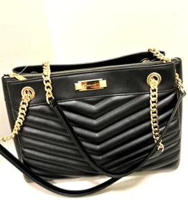 Michael Kors Whitney Women Ladies Medium Tote Shoulder Handbag Bag Purse Black - Picture 1 of 19
