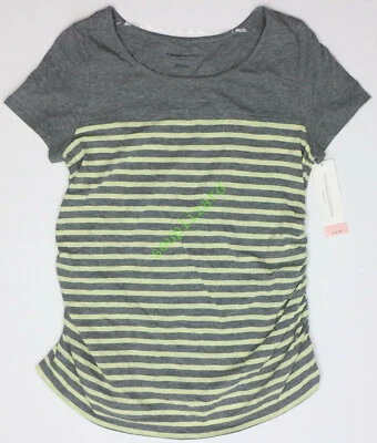 Nueva Camiseta Top Para Mujer Maternidad Cuello Redondo Liz Lange Nueva Con Etiquetas Talla XS Foto 1 de 2