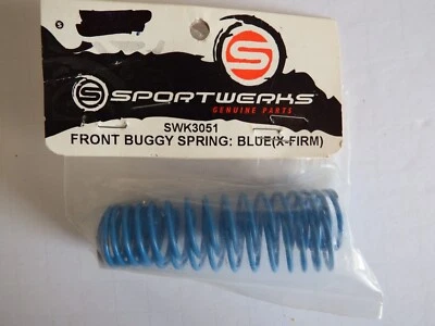 SPORTWERKS - FRONT BUGGY SPRINGS: BLUE (X-FIRM) - Model# SWK3051 - Image 1 of 3