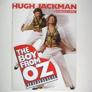 Hugh Jackman Boy from Oz Souvenir Program Opening Night October 16 2003 NYC - Picture 1 of 9