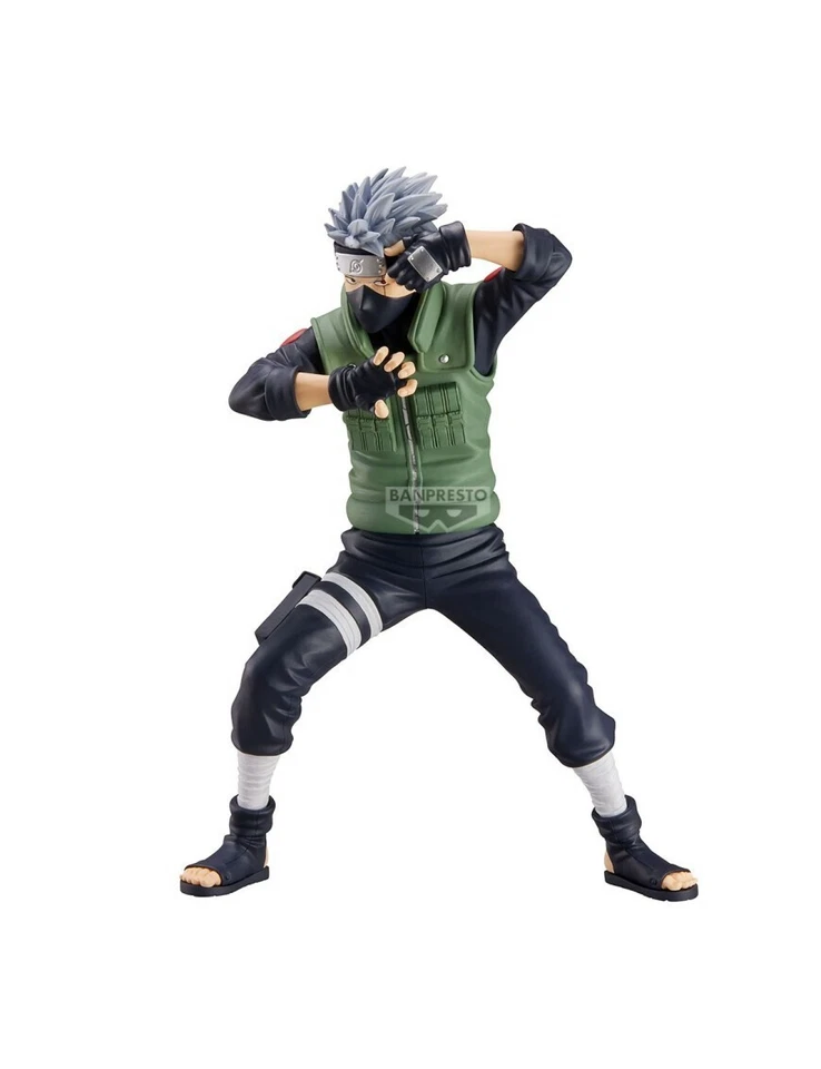 NARUTO Figura KAKASHI HATAKE Statua 23cm GRANDISTA Originale Bandai BANPRESTO