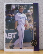 AUCTION - 550 BASEBALL CARD JUST 1999 JOSH PRESSLEY CHARLESTON RIVERDOGS
