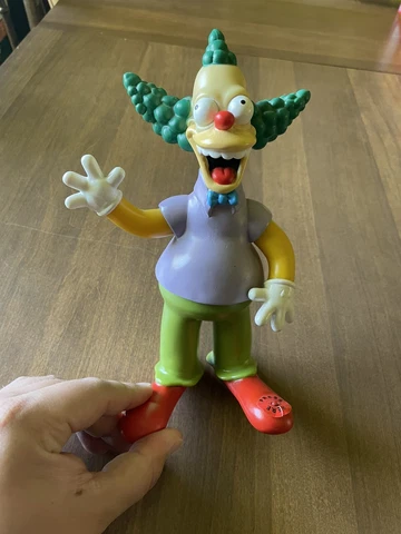 The Simpsons Krusty the Clown Talking Singing Wobble Figure Gemmy 2003 WORKING Cover
