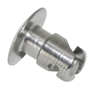 Fijador de giro cuarto Dzus 8 mm x 13 mm cabeza ranurada perno de diapositivas 14 mm para Honda NSR - Imagen 1 de 5