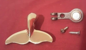 Jim Healy Designs Messing Buckelwal Heck Tür Dekor Maritim Vintage ✞  - Bild 1 von 7