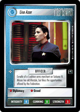 Lisa Azar STAR TREK CCG Card game FIRST CONTACT expansion uncommon never played