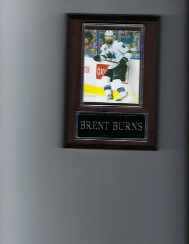 BRENT BURNS PLAQUE SAN JOSE SHARKS HOCKEY NHL Cover