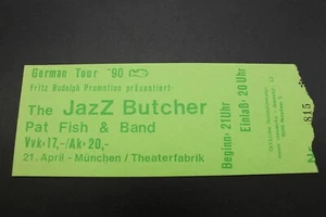 Altes Konzertticket - The Jazz Butcher - Theaterfabrik Unterföhring - 21.4.1990 - Imagen 1 de 2