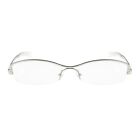 Glasses Alexander McQueen '90s silver frame ORIGINAL NEW