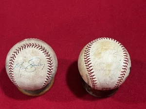 Vintage Lot Of 2 St Louis Cardinals Autographed Baseballs - Picture 1 of 11
