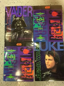 1996 STAR WARS 2 pocket Folder from MEAD LOT OF 4 Vintage (TOY1-392) - Picture 1 of 3