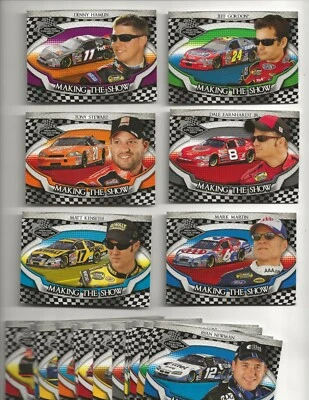 2006 PRESS PASS MAKING THE SHOW RACING 25 CARD COMPLETE SET -  DENNY HAMLIN RK + - Image 1 of 2