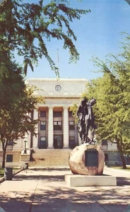 Court House & Bucky O'Neill Statue Prescott Arizona Postkarte - Bild 1 von 2
