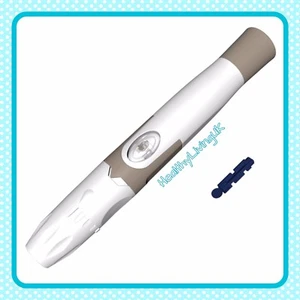 GlucoRx Stechhilfe + 10 GRATIS LANZETTEN - für GlucoRx Meter - Neu - UVP 39,99£ - Bild 1 von 2