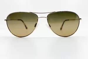 Maui Jim MJ 772-16 SEA HOUSE Gold /Brown Lenses Polarized Sunglasses 8611 - Picture 1 of 7