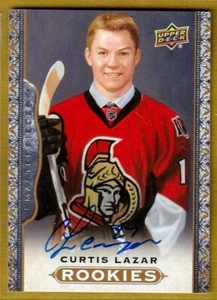 2014-15 UD Masterpieces Autographs #175 Curtis Lazar RC AUTO - Ottawa Senators - Picture 1 of 2
