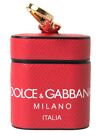Dolce & Gabbana Airpods Case Red Leather Gold Tone Metal Logo Print Strap 450Usd