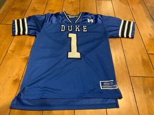 COLOSSEUM BLUE DUKE BLUE DEVILS #1 FOOTBALL JERSEY MEDIUM STITCHED - Picture 1 of 8