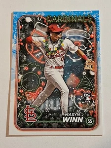 Masyn Winn - 2024 Topps Holiday Photo Variation Rookie Card - Bild 1 von 2