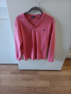 Dolce Gabbana Mens Tee Shirt Pink Sz L Snaps 100 % Cotton - Picture 1 of 6