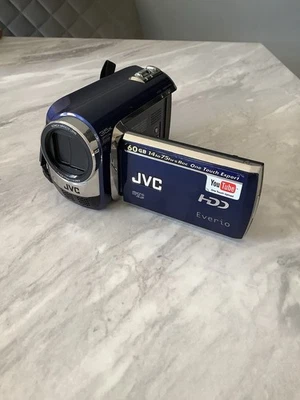 JVC Everio GZ-MG630AEK Camcorder Recorder 60GB HDD Memory Blue Spares Repair - Image 1 of 4