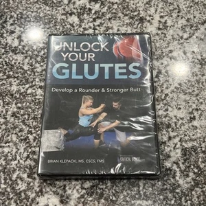 UNLOCK YOUR GLUTES: DEVELOP A ROUNDER & STRONGER BUTT WORKOUT DVD BRIAN KLEPACKI - Picture 1 of 2