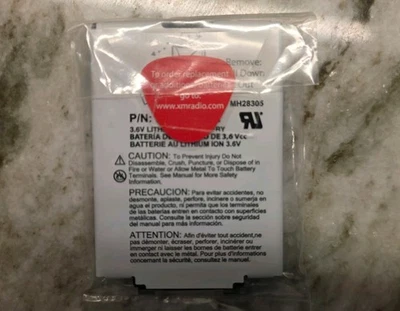 Batería de repuesto para XM Radio Delphi MyFi, Pioneer AirWare y TAO XM2GO Foto 1 de 4