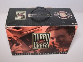 NEC TurboGrafx-16 System Console w/ Box, Inserts, Keith Courage, Victory Run