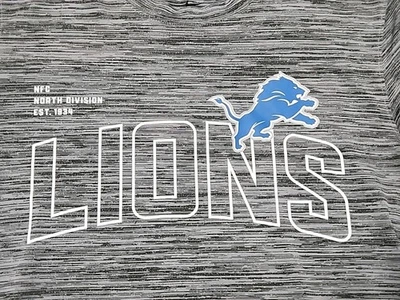 Футболка Nike Detroit Lions маленькая серая с потертостями размер S/S - Изображение 1 из 4