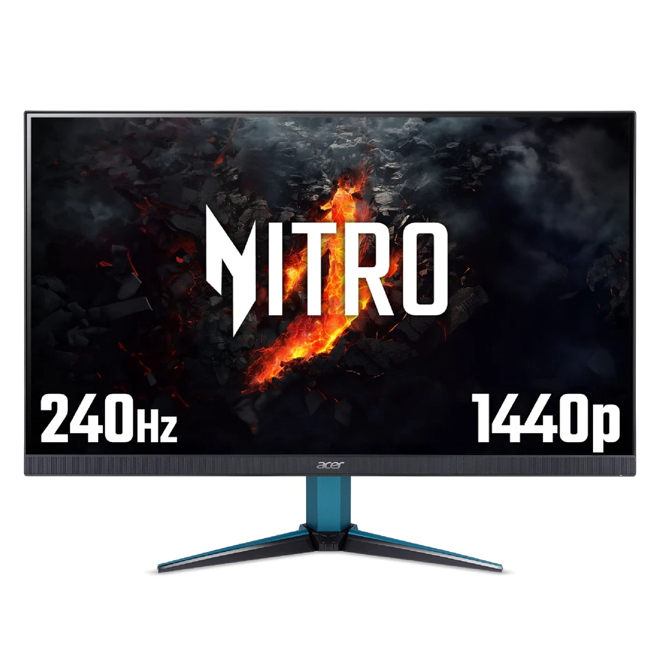 Acer Nitro VG272UW2 27" IPS Quad HD 240Hz 0.5ms Gaming Monitor with Speakers - Image 1 of 4
