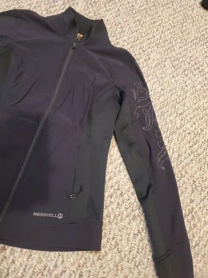 Merrell Jacket Women's Sz XS Black Hiking Outdoors Lightweight Fitted Aeroblock - Image 1 of 4