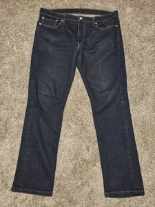 Levis 511 Mens 38x32 (38x30)Denim Jeans Dark Wash American Workwear Classic EUC - Picture 1 of 10
