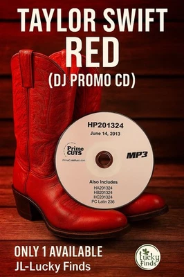 Taylor Swift Red DJ Promo CD 2013 Prime Cuts Radio Edit Toby Keith Ciara - Image 1 of 4