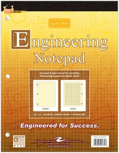 Signature Collection 5X5 Grid Covered Engineering Pad, - Bild 1 von 12