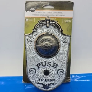 Gemmy Eyeball Türklingel Halloween Animatronic Spooky Sounds Haunted VIDEO! - Bild 1 von 9