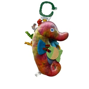 ERIC CARLE Mr. Seahorse Plush Stuffed Toy Baby Hanging Teether Lovey Rattle - Picture 1 of 5