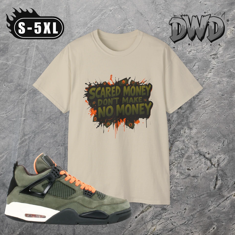 Matching Jordan Sneaker T-Shirt | Undefeated 4's | All Sizes | T-Shirt - Image 1 of 1