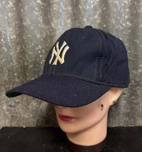 Vintage 80s New York Yankees Sports Specialties Wool Fitted Hat Cap Size 7 3/8 - Bild 1 von 9