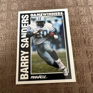 1991 Pinnacle Football Barry Sanders #366 Game Winners - Picture 1 of 3