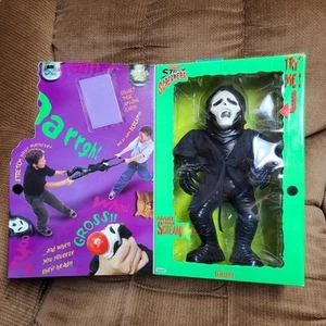 Juguetes Quest de los 90 en caja Juguete electrónico Stretch Screamers Ghoul Ghost Face Scream - Imagen 1 de 13