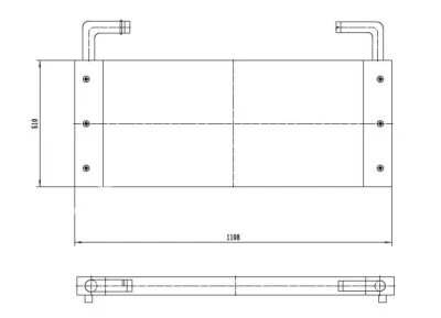 4650353 OIL COOLER FITS JOHN DEERE EXCAVATOR 225DLC - Image 1 of 3