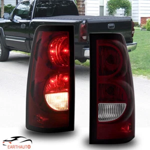 2X Smoke Lens Rear Tail lights Assembly w/ Bulbs For 2003-2006 Chevy Silverado - Picture 1 of 12