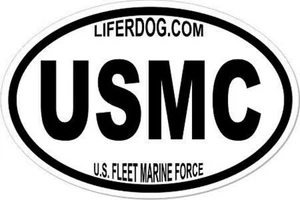 4x6 USMC FLEET MARINE FORCE STICKER - Picture 1 of 1