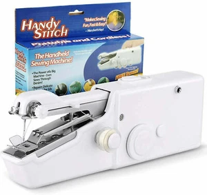 Mini Portable Smart Electric Tailor Stitch Hand-held Sewing Machine Home Travel - Picture 1 of 12