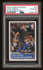 2018 Panini Sticker & Card Luka Doncic Il Film Della NBA Rookie RC PSA 10 | #F9