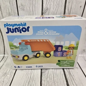 Playmobil Junior Dump Truck Building Set 71685 NEW - Picture 1 of 7