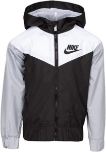 Nike Kid's Boys NSW Sportswear Hooded Windbreaker Windrunner Zip Jacket -SELECT- - Picture 1 of 14