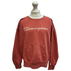 Champion Pink Long Sleeve Sports Sweatshirt Girl's UK Size XL 13-14 Years I393 - Picture 1 of 6