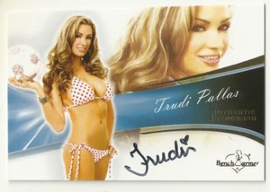 2013 BENCH WARMER SIGNATURE SERIES - TRUDI PALLAS AUTOGRAPH - #57 - MODEL - Picture 1 of 2