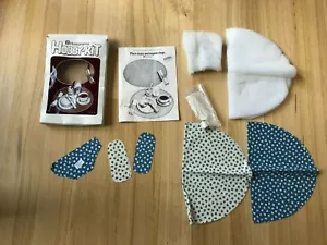 Vintage Swedish unused Husqvarna Hobby Kit 4 placemats & napkin rings sewing - Bild 1 von 8